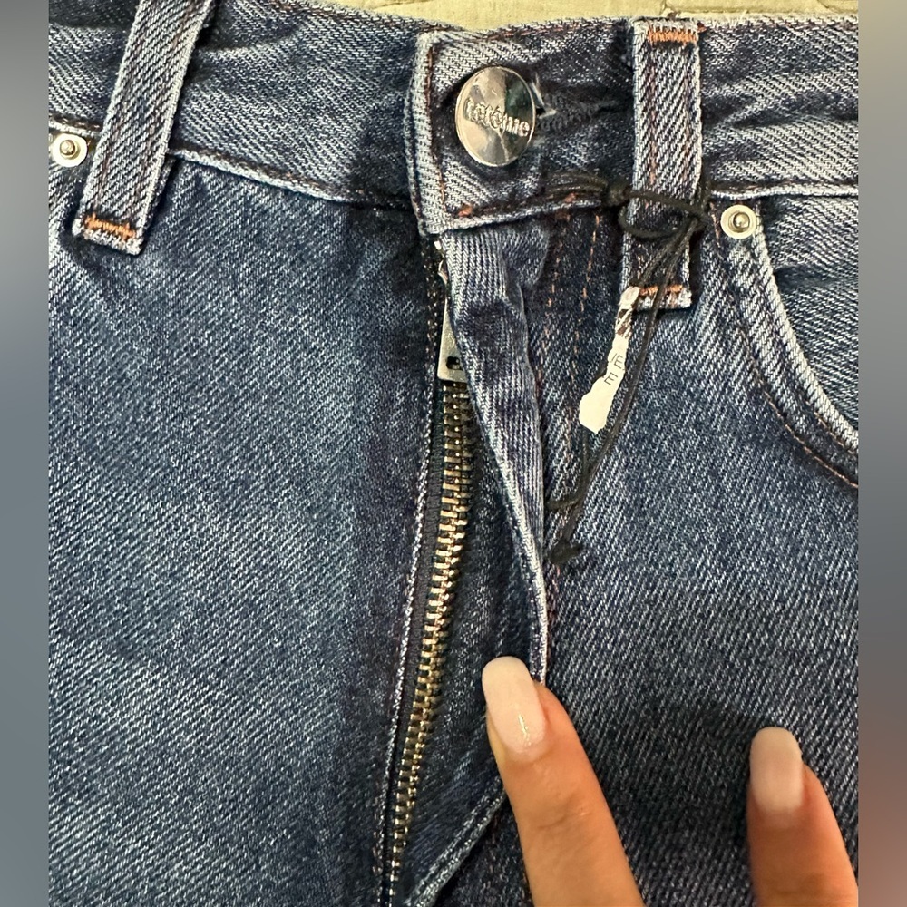 NWOT TOTEME Signature Twisted Seam Denim - Washed Blue - Sz 24 - Current Style - Picture 7 of 14